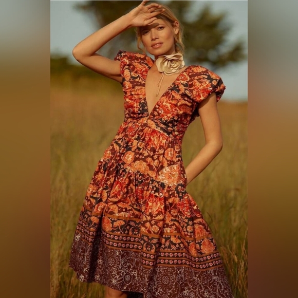 Women’s By Anthropologie Midi Dress - Picture 4 of 5